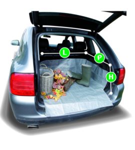 dimensions d'une protection de coffre de voiture
